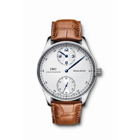 IWC Portuguese Hand-wound Pure Classic Stainless Steel / Silver (IW5444-01)