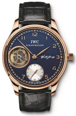 IWC - IW5447-02  Portugieser Tourbillon Hand-Wound F.A. Jones Rose Gold / Blue