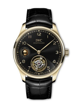 IWC - IW5459-01  Portugieser Hand-Wound Tourbillon Day & Night Armor Gold / Black