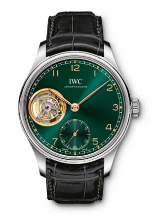 IWC - IW5463-07  Portugieser Tourbillon Hand-Wound White Gold / Green /  Middle East