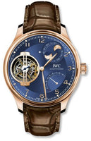 IWC Portugieser Constant-Force Tourbillon Double Moon Red Gold / Black (IW5901-06)