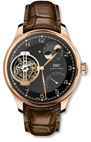 IWC - IW5901-07  Portugieser Constant-Force Tourbillon Double Moon Red Gold / Black