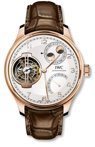 IWC - IW5901-08  Portugieser Constant-Force Tourbillon Double Moon Red Gold / Silver