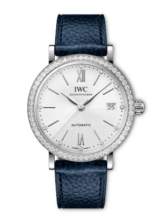 IWC - IW6586-01  Portofino Automatic 37 Stainless Steel - Diamond / Silver