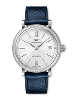 IWC Portofino Automatic Moon Phase 37 Stainless Steel - Diamond / Silver (IW6586-01)