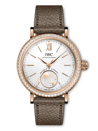 IWC - IW6598-02  Portofino Day & Night 34 Red Gold - Diamond / Silver