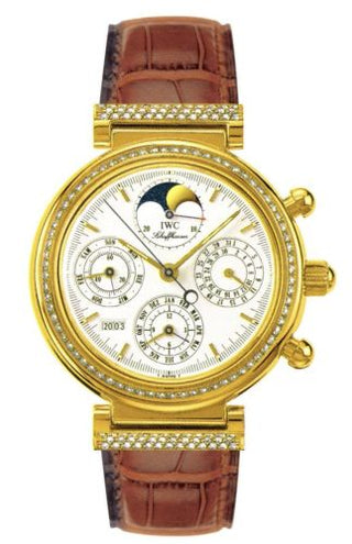 IWC - IW8153-02  Da Vinci Perpetual Yellow Gold / Diamond / White / Italian