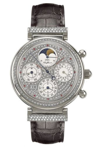 IWC - IW8153-13  Da Vinci Perpetual White Gold / Diamond / Paved / German