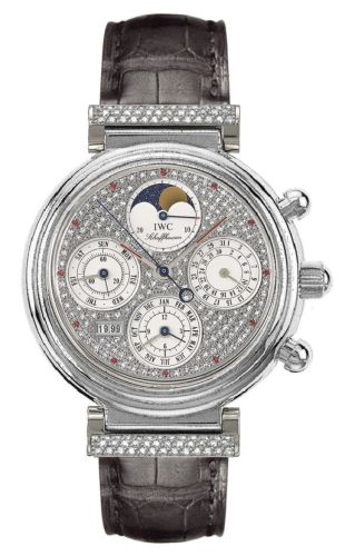 IWC - IW8153-18  Da Vinci Perpetual White Gold / Diamond / Paved / English