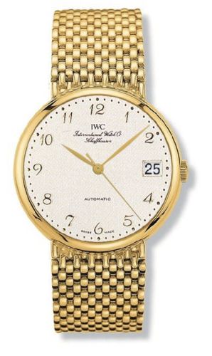 IWC - IW9251-05  Portofino Automatic Yellow Gold / Silver - Breguet / Strap