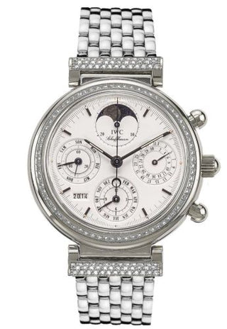 IWC - IW9253-09  Da Vinci Perpetual White Gold / Diamond / White / German