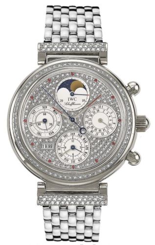 IWC - IW9253-13  Da Vinci Perpetual White Gold / Diamond / Paved / German