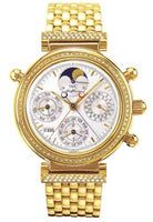 IWC Da Vinci Perpetual Rattrapante Yellow Gold / Diamond / Silver / French / Bracelet (IW9255-03)