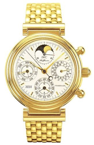 IWC - IW9267-01  Da Vinci Tourbillon Yellow Gold / German / Bracelet