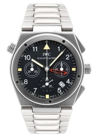 IWC - IW9515-04  Ingenieur Mecaquartz Chronograph Alarm White Gold / Black / Bracelet