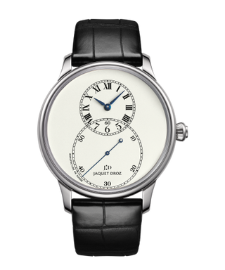 Jaquet Droz - J003034201  Grande Seconde 43 Ivory Enamel / White Gold