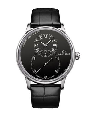 Jaquet Droz - J003034284  Grande Seconde 43 Black Enamel / White Gold