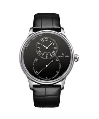 Jaquet Droz - J014014214  Grande Seconde 39  Black Enamel / White Gold