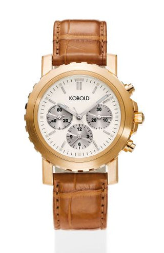 Kobold - KD 030779  Soarway Chronograph Red Gold / White