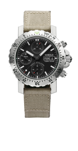 Kobold - KD 1605041  Phantom Chronograph Night Stalkers Edition Stainless Steel / Black