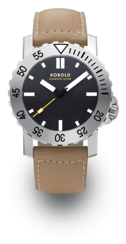 Kobold - KD 832121-C  Soarway Large Diver Stainless Steel / Black