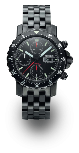 Kobold - KN 321866-2  Phantom Tactical Chronograph DLC / Black / Bracelet