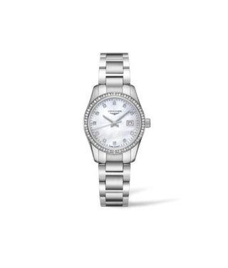 Longines - L2.286.0.87.6  Conquest Classic Quartz 29.5 Stainless Steel - Diamond / MOP