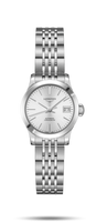 Longines Record 26mm Stainless Steel / Silver / Alligator (L2.320.4.72.6)