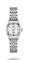 Longines Record 26mm Stainless Steel / Silver-Arabic / Alligator (L2.320.4.76.6)