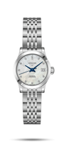 Longines Record 26mm Stainless Steel / MOP-Diamond / Alligator (L2.320.4.87.6)