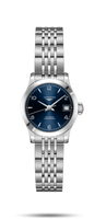 Longines Record 26mm Stainless Steel / Blue-Arabic / Alligator (L2.320.4.96.6)