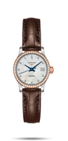 Longines Record 26mm Stainless Steel / Pink Gold / Silver / Alligator (L2.320.5.89.2)