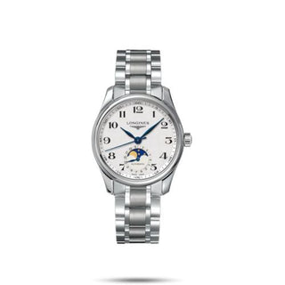 Longines - L2.409.4.78.6  Master Collection 34 Moonphase Stainless Steel / Silver / Bracelet