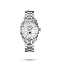 Longines Master Collection 34 Moonphase Stainless Steel / MOP / Alligator (L2.409.4.87.6)