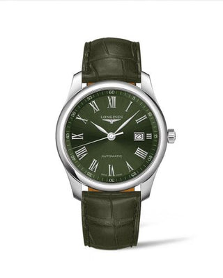 Longines - L2.793.4.09.2  Master Collection 40 Date Stainless Steel / Green - Roman