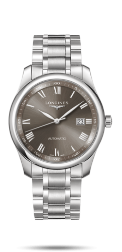 Longines - L2.793.4.71.6  Master Collection 40 Date Stainless Steel / Grey Roman / Bracelet