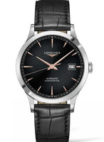 Longines Record Heritage Chronograph Stainless Steel / Black (L2.821.4.59.2)