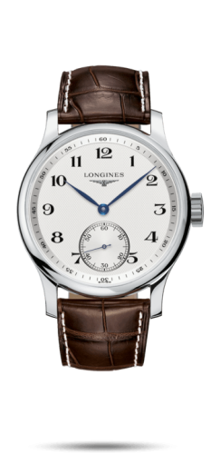 Longines - L2.840.4.78.3  Master Collection 47.5 Small Seconds Stainless Steel / Silver-Arabic / Alligator