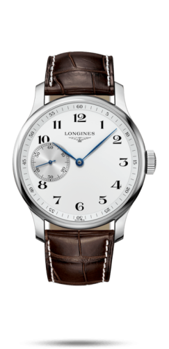 Longines - L2.841.4.18.3  Master Collection 47.5 Small Seconds Stainless Steel / White-Arabic / Alligator