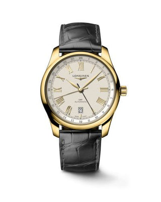 Longines - L2.844.6.71.2  Master Collection 40 GMT Yellow Gold / Silver