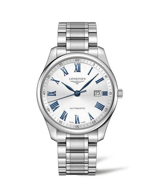 Longines - L2.893.4.79.6  Master Collection 42 Date Stainless Steel / Silver - Roman / Bracelet