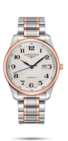 Longines Master Collection 42 Date Stainless Steel / Pink Gold / Silver-Diamond / Bracelet (L2.893.5.79.7)