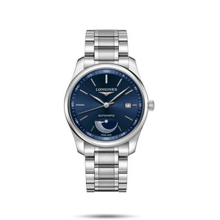 Longines - L2.908.4.92.6  Master Collection 40mm Power Reserve Stainless Steel / Blue / Bracelet