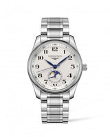 Longines Master Collection 40 Moonphase Stainless Steel / Black-Roman / Bracelet (L2.909.4.78.6)