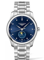 Longines Master Collection Chronograph 40 Stainless Steel / Blue / Strap (L2.909.4.97.6)