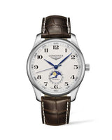 Longines Master Collection 44 Retrograde Power Reserve Stainless Steel / Silver-Arabic / Alligator (L2.919.4.78.5)