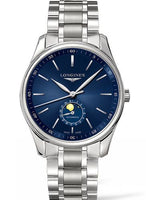 Longines Master Collection 42 Moonphase Stainless Steel / Black-Roman / Alligator XL (L2.919.4.92.6)