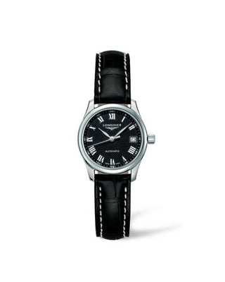 Longines - L2.128.4.51.7  Master Collection Date 25.5 Stainless Steel / Black - Roman