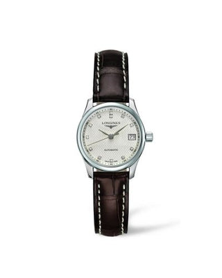 Longines - L2.128.4.77.3  Master Collection Date 25.5 Stainless Steel / Beige