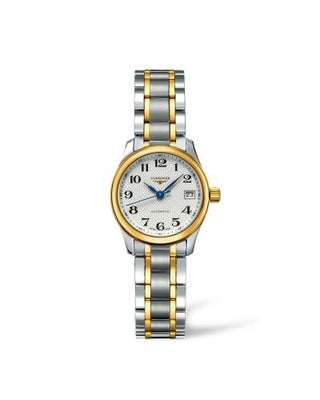 Longines - L2.128.5.78.7  Master Collection Date 25.5 Stainless Steel - Yellow Gold / Silver / Bracelet